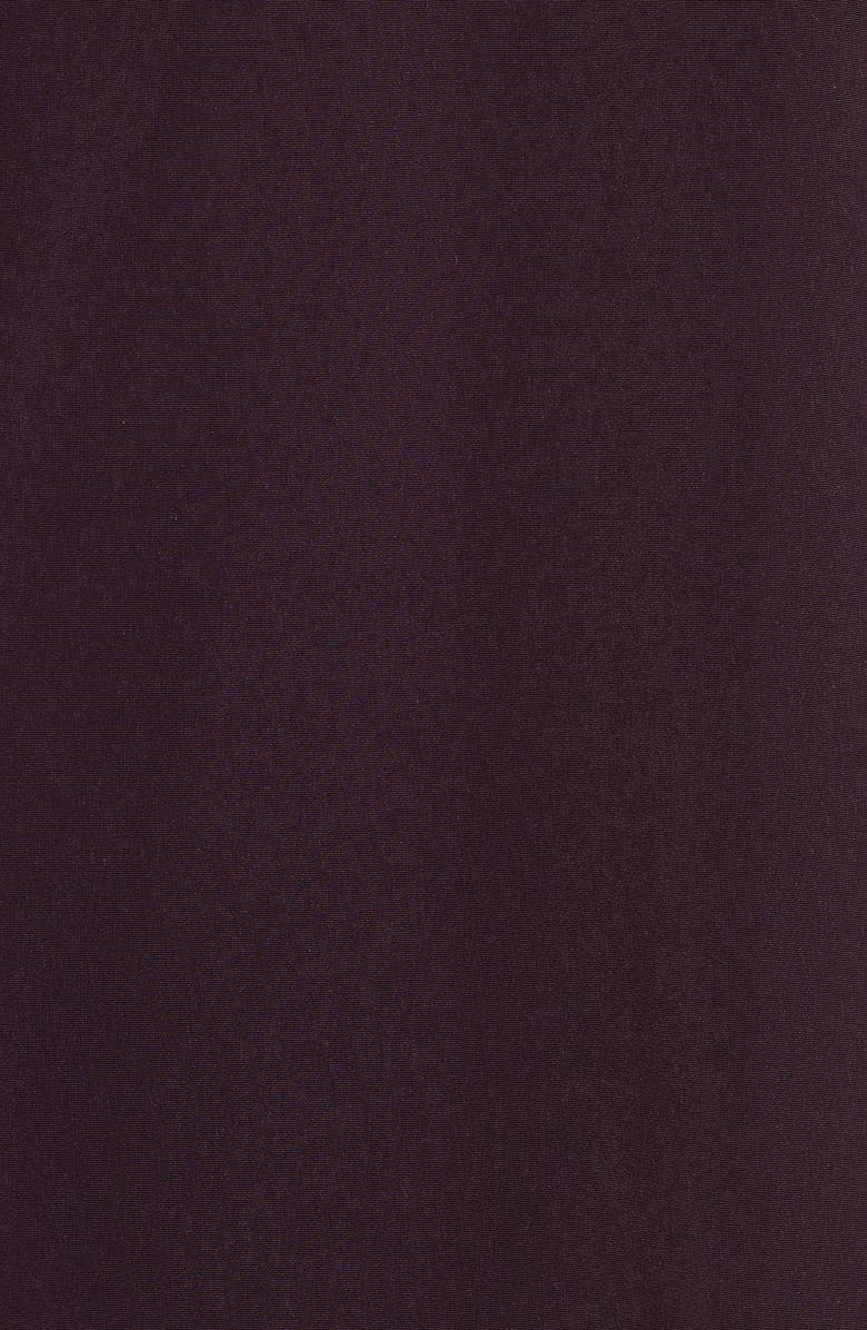 Gallery Hooded Raincoat with Liner, Alternate, color, Blackberry