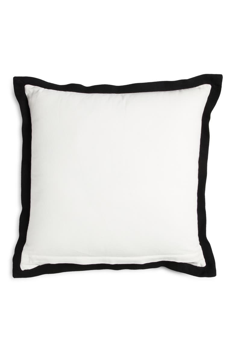 Flange Accent Pillow, Alternate, color, BEIGE OATMEAL