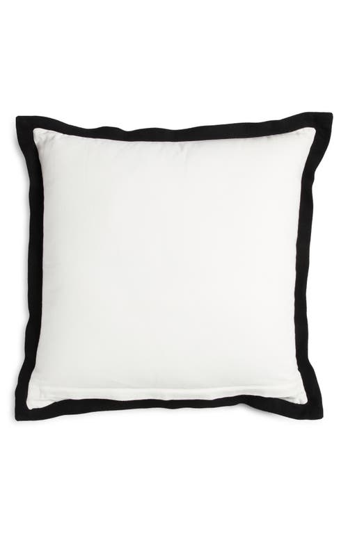 Nordstrom Ruffle Trim Accent Pillow In Beige Oatmeal