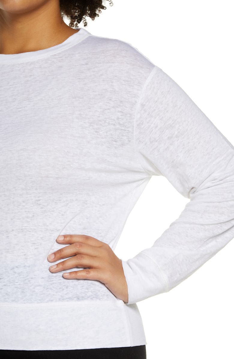 Vince Linen Pullover Top, Alternate, color, 