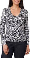SUNNY LEIGH V-Neck Long Sleeve Top