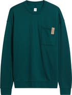 Lunya Reversible Cotton Blend Lounge Sweatshirt