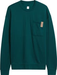 Lunya Reversible Cotton Blend Lounge Sweatshirt