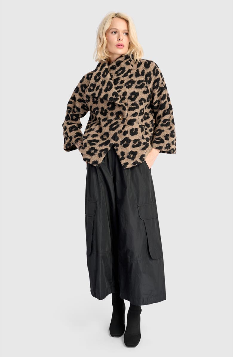 Alembika Wildcard Cozy Jacket, Alternate, color, Leopard