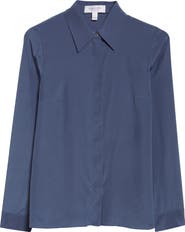 Michael Kors Collection Hansen Silk Crêpe de Chine Shirt