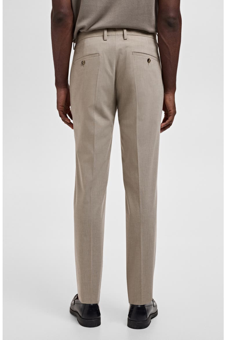 Super Slim Fit Stretch Suit Pants, Alternate, color, SAND