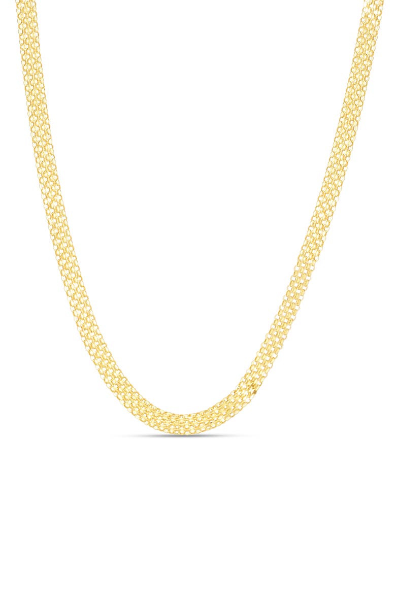 Queen Jewels Bismark Chain Necklace, Alternate, color, Gold