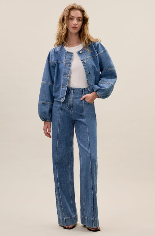 Rebecca Taylor Dax Denim Jacket In Dax Wash