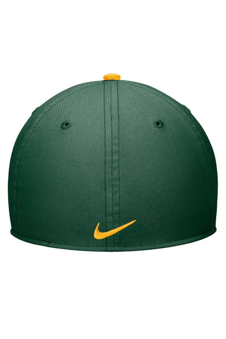 Men's Nike Green Baylor Bears 2025 On-Field True Performance Baseball Fitted Hat, Alternate, color, Green