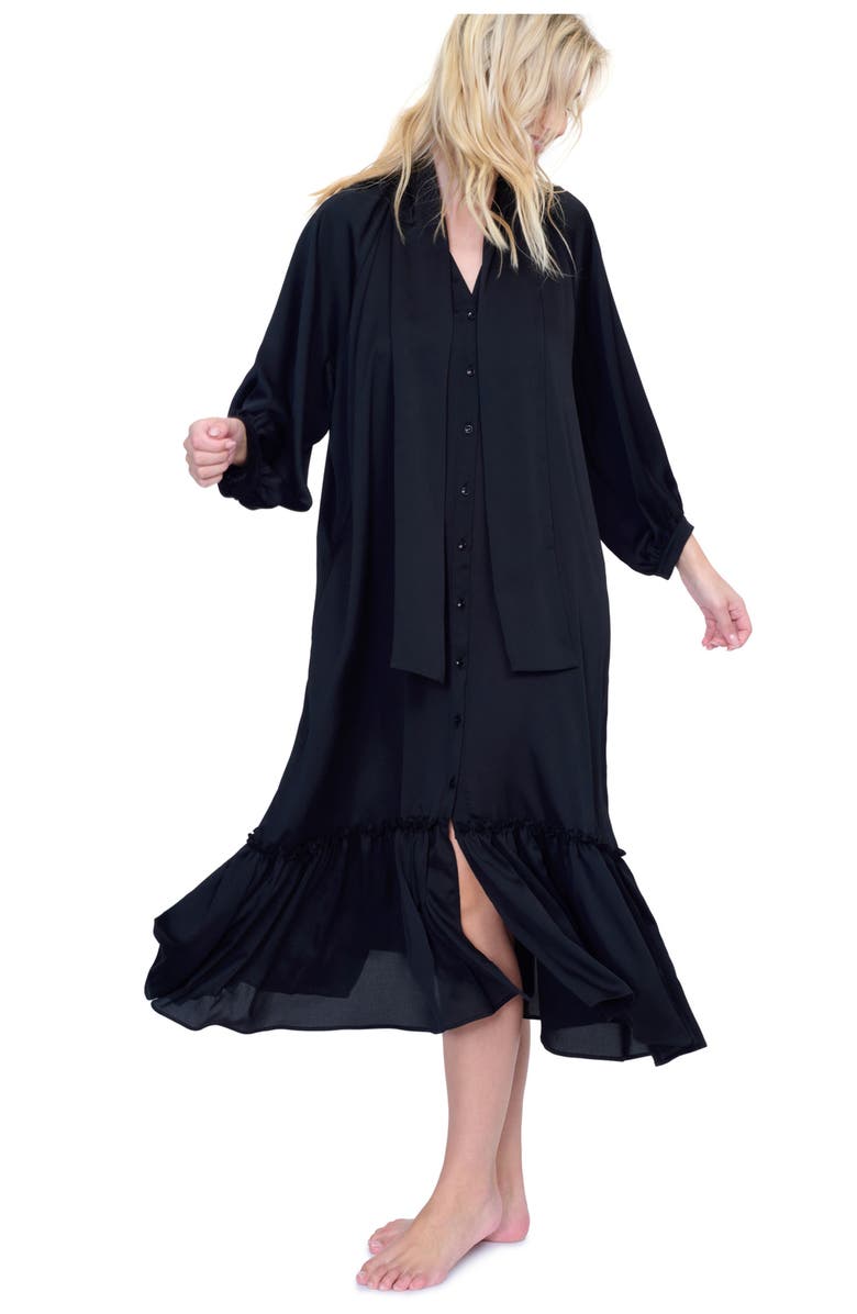 Gottex Day Dreamer Button Down Maxi Long Dress, Alternate, color, 