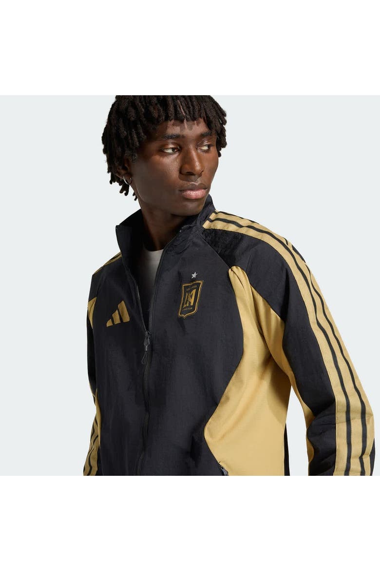 Men's adidas  Black LAFC 2026 Anthem Raglan Full-Zip Jacket, Alternate, color, Black