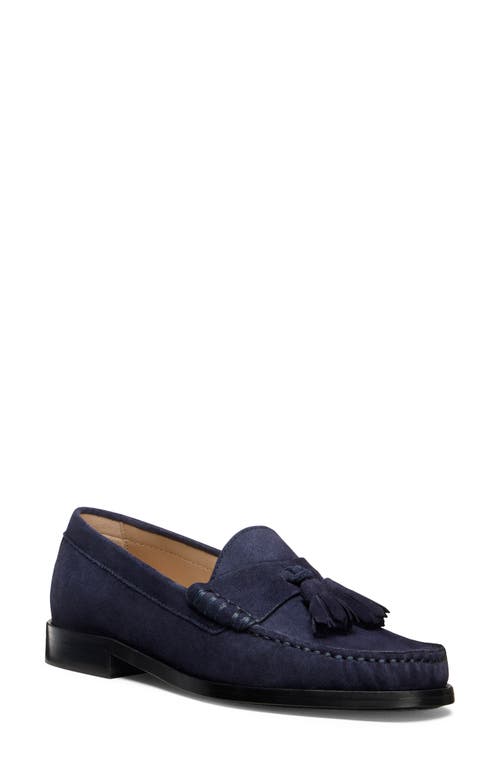 Stuart Weitzman Lottie Tassel Loafer In Blue