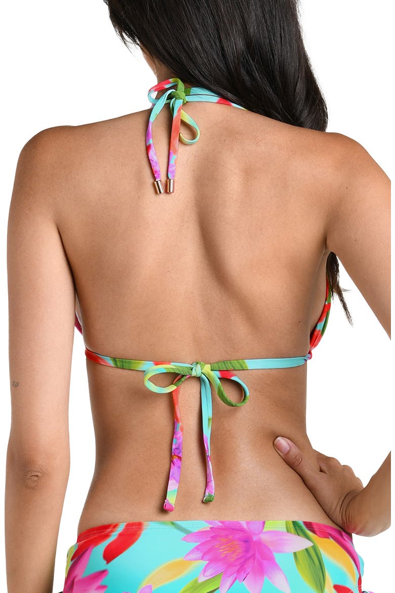 Sunset Botanica Triangle Bikini Top, Alternate, color, MULTI