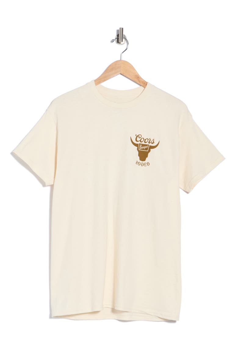 Coors Cowboy Graphic T-Shirt, Main, color, CREAM
