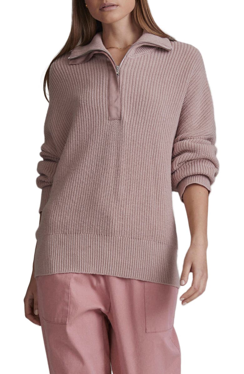Varley Axtell Half Zip Sweater, Main, color,
