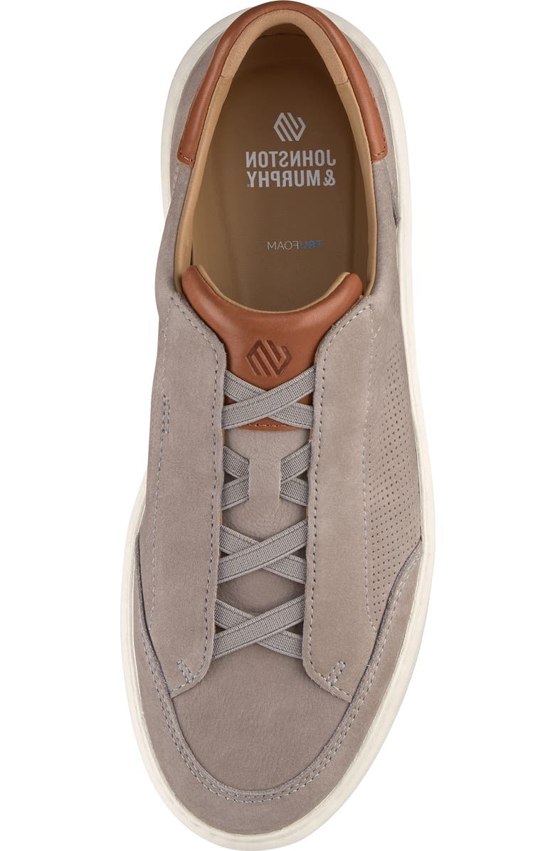 Johnston
Murphy Anders Perforated Leather Sneaker, Alternate, color, Gray Nubuck