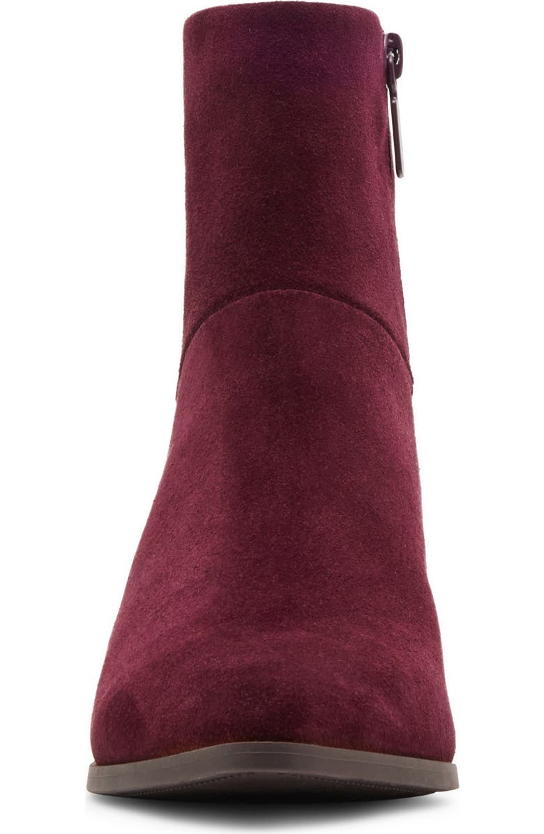 Blondo Arena Pointed Toe Waterproof Bootie, Alternate, color, Wine Suede