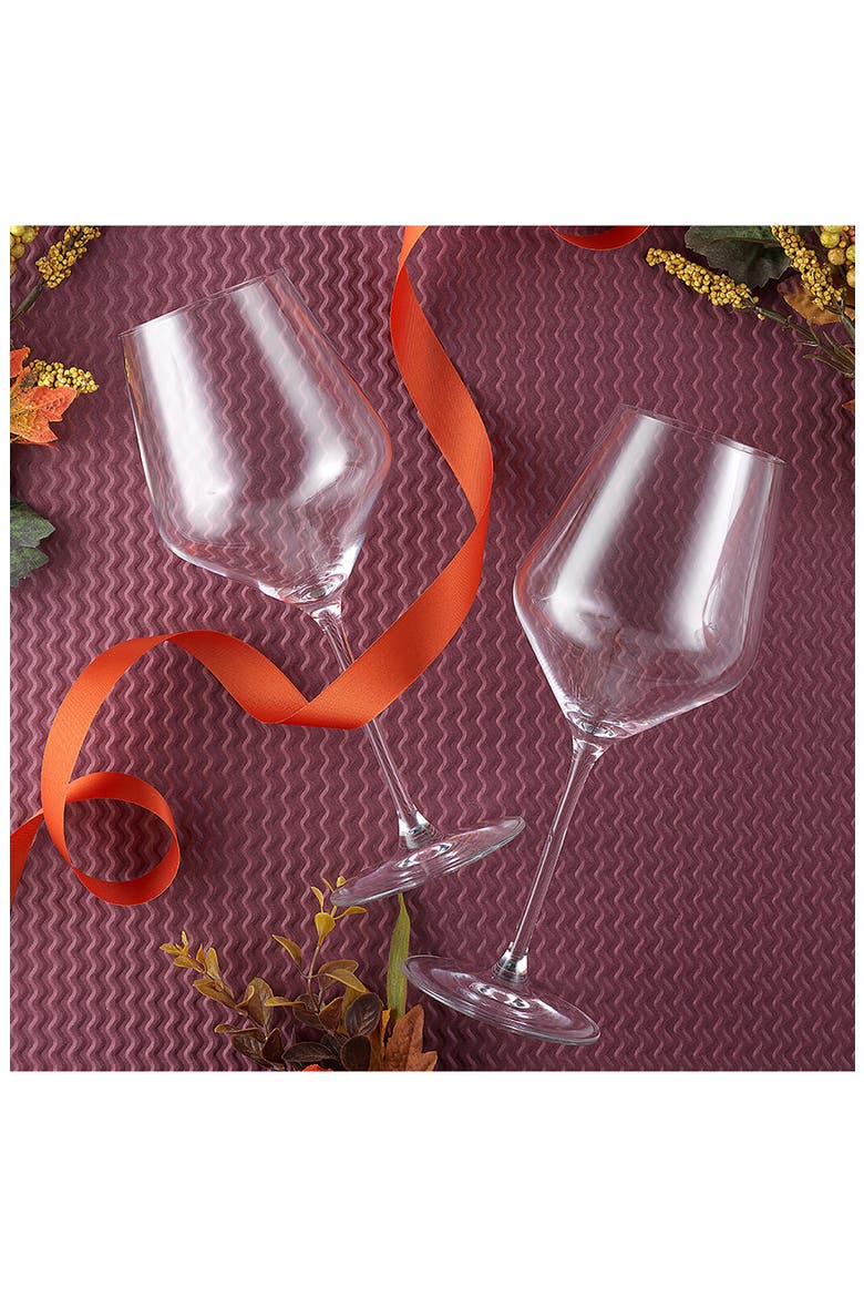 Layla Crystal Red Wine Glasses - Set of 8, Alternate, color, CLEAR