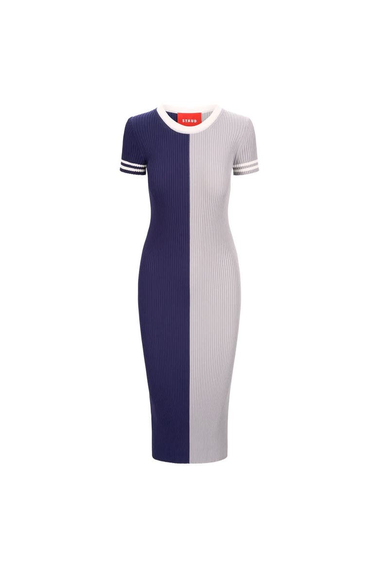 Women's STAUD  Navy/Silver Dallas Cowboys Colleen Dress, Alternate, color, Navy