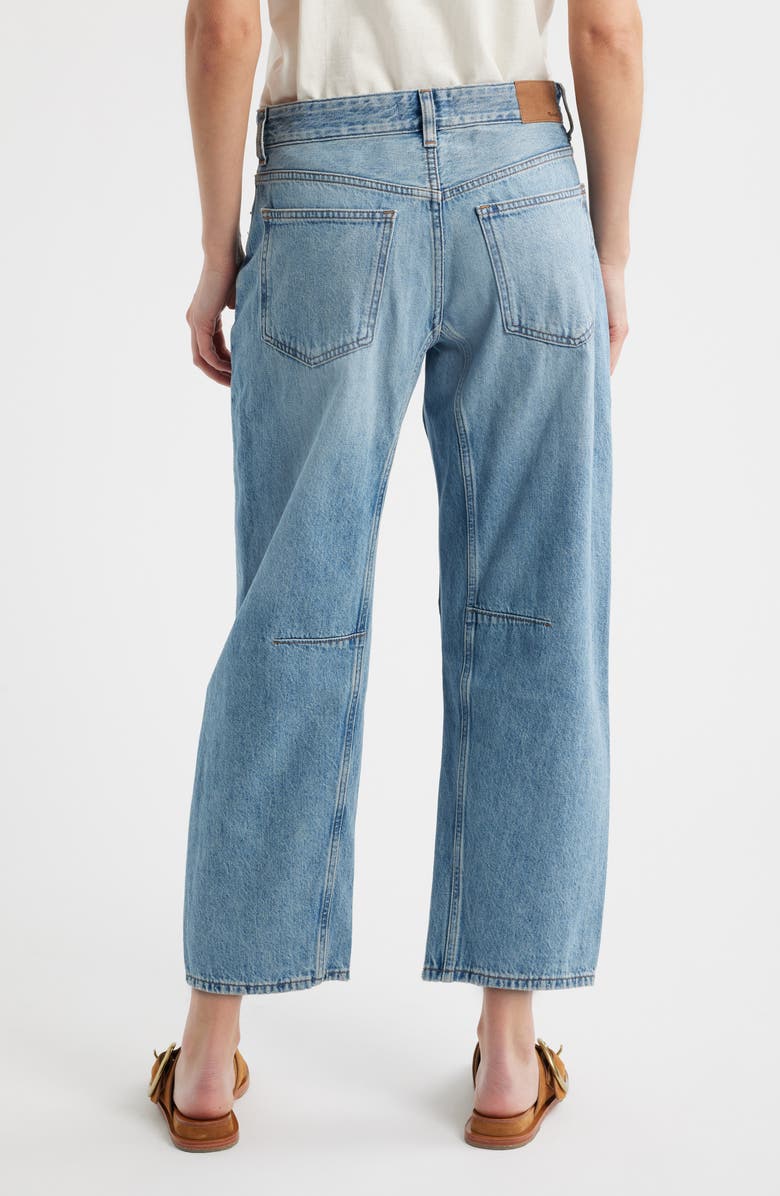 Madewell The Darted Barrel Leg Jeans, Alternate, color, Varian Wash