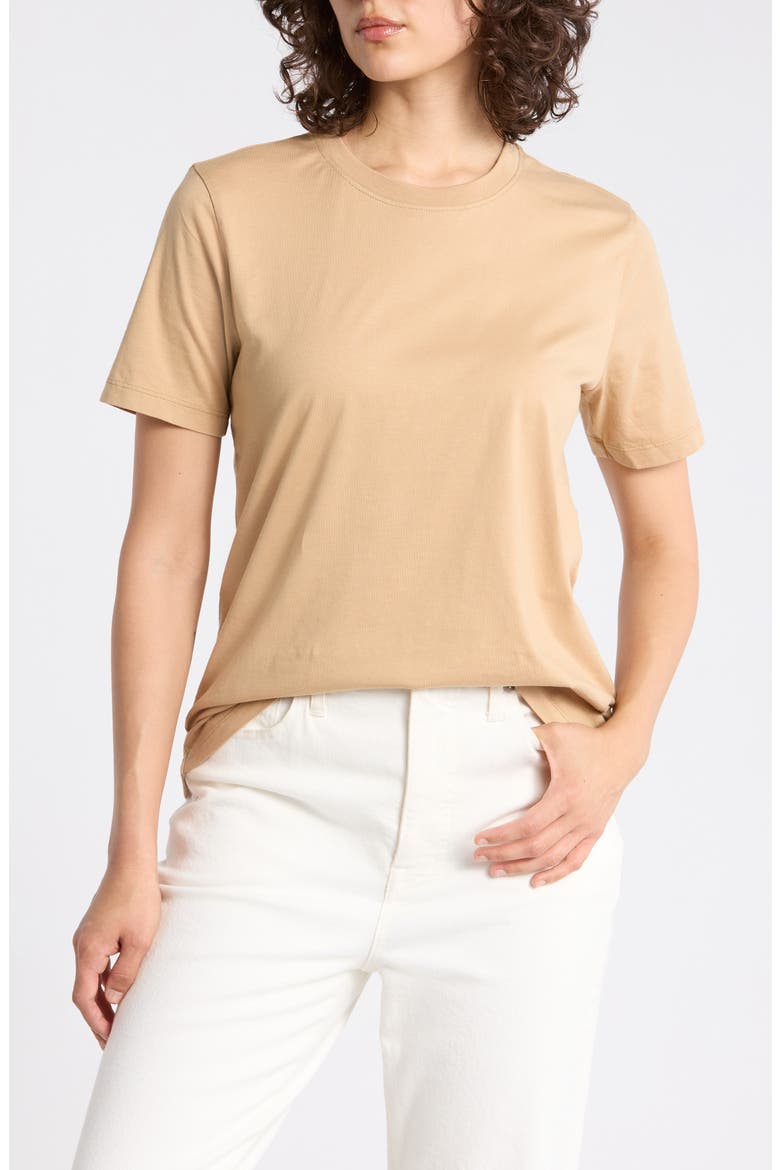 Jagger Crewneck T-Shirt, Main, color, CALI GRAIN