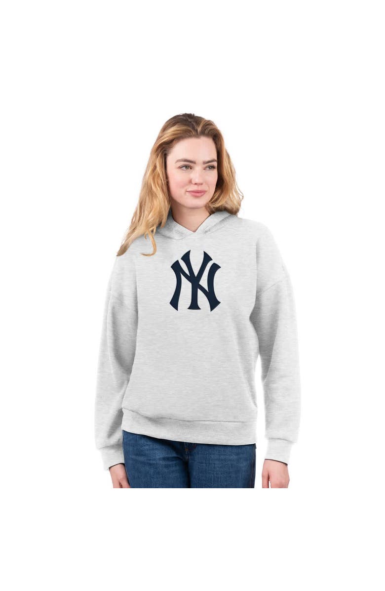 G-III 4HER BY CARL BANKS Women's G-III 4Her by Carl Banks  Navy/Bright Heather Ceramic New York Yankees T-Shirt and Hoodie Combo Pack, Alternate, color, Navy