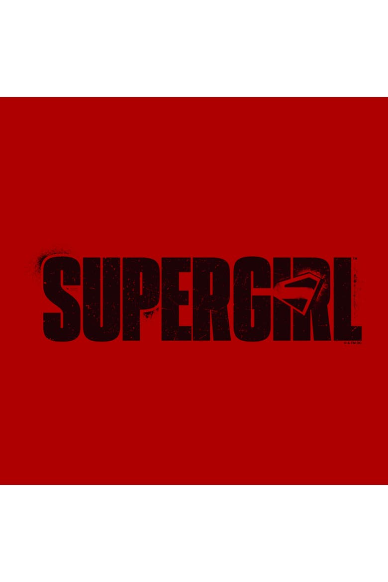 Men's Supergirl New Spray Logo  Graphic T-Shirt, Alternate, color, Red