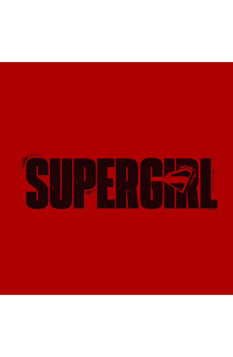 Supergirl Men's Supergirl New Spray Logo Graphic T-Shirt, Alternate, color, Red