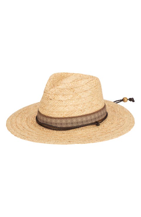 Raffia Lifeguard Fedora