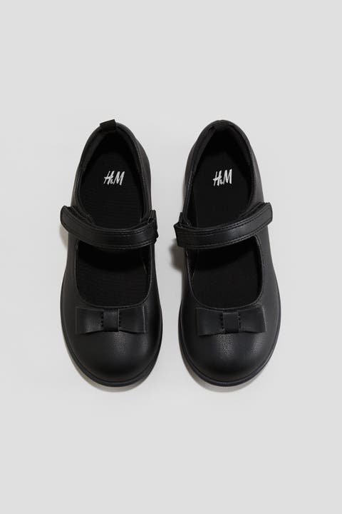 Bow-detail School Ballet Pumps