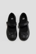 H&M Bow-detail School Ballet Pumps
