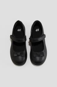 H&M Bow-detail School Ballet Pumps