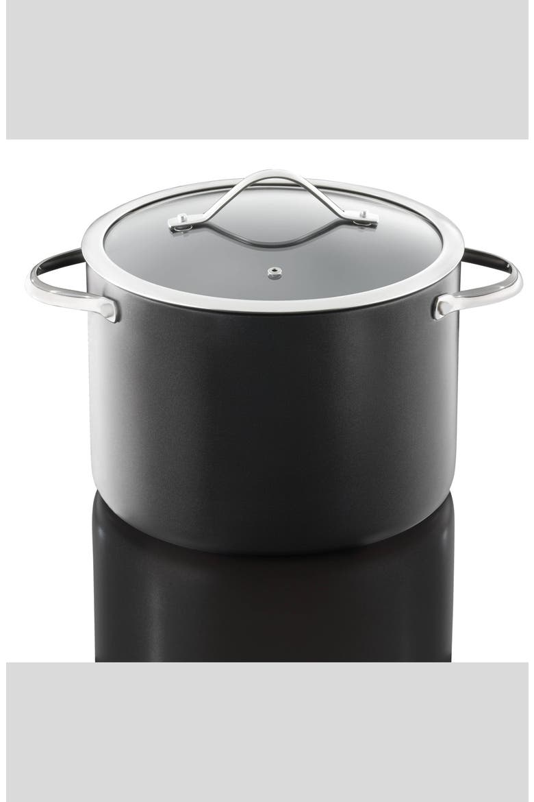 iD3® Stockpot with Lid 8qt, Alternate, color, BLACK