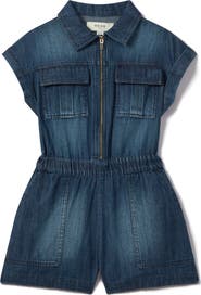 Reiss Kids' Josie Denim Romper