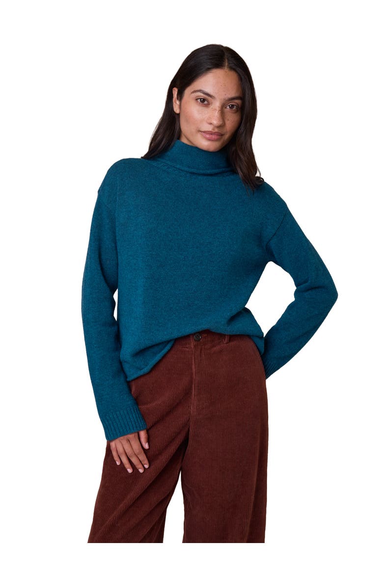 Supersoft Drape Cowl Neck Jumper, Alternate, color, Icelandic Blue