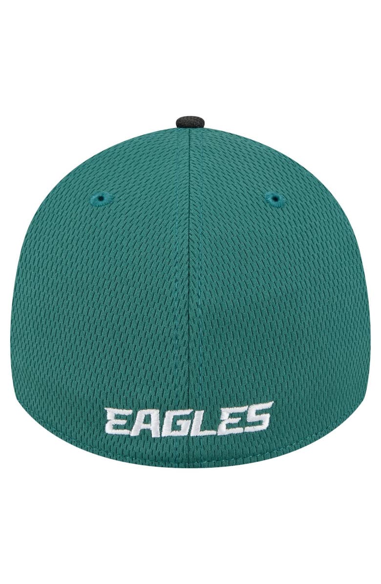 New Era Men's New Era Midnight Green Philadelphia Eagles Visor Hit 39THIRTY Flex Hat, Alternate, color, Green