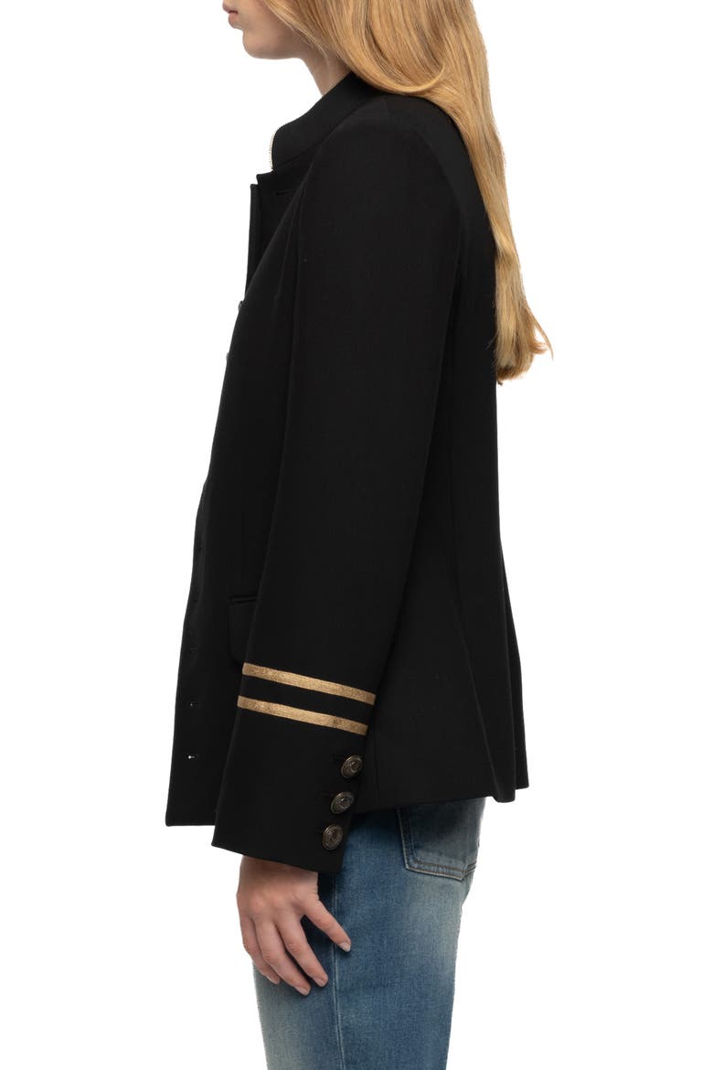Vallo Tailleur Blazer, Alternate, color, BLACK