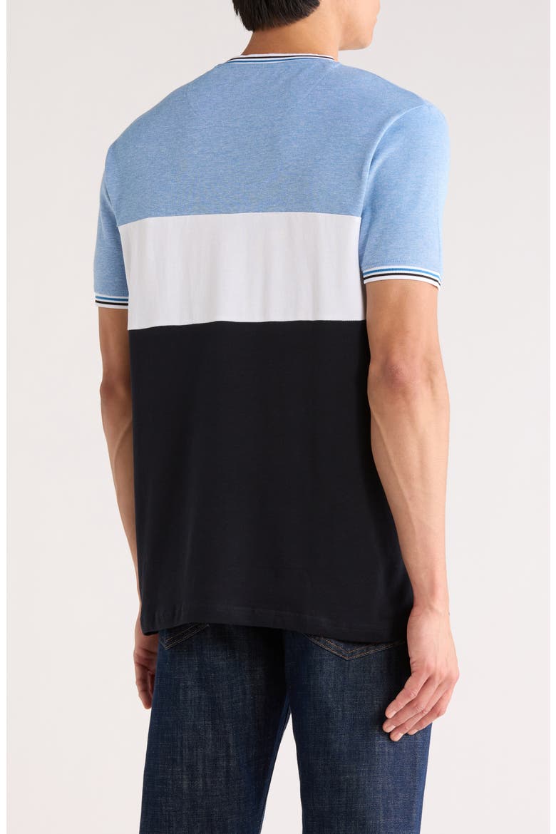Heritage Colorblock T-Shirt, Alternate, color, BLUE HEATHER