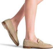 Magnanni Sonya Suede Penny Loafer