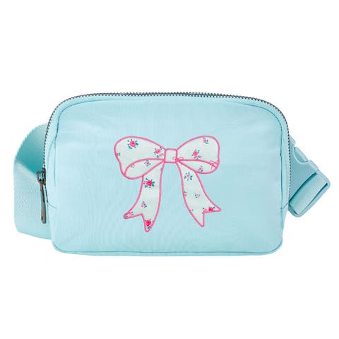 Sky Floral Bow Patch Belt Bag (Little Kid & Big Kid)