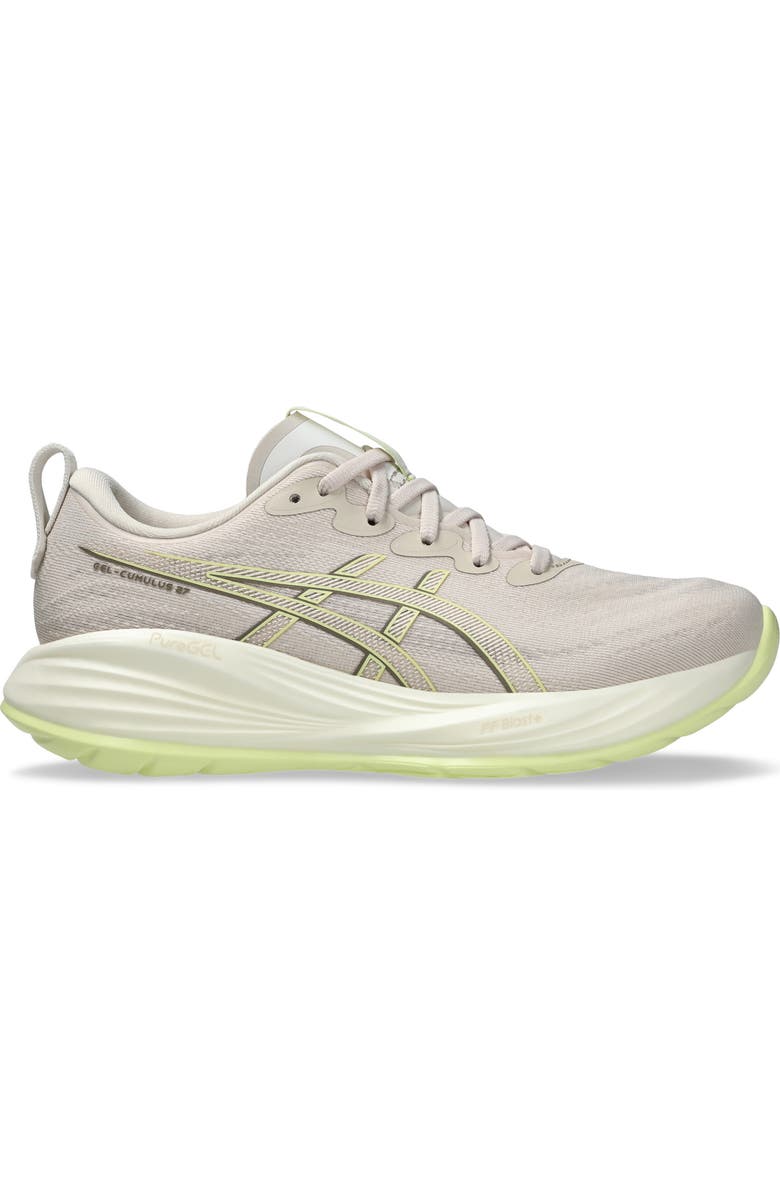 ASICS<sup>®</sup> GEL-CUMULUS<sup>®</sup> 27 Running Shoe, Alternate, color, Mineral Beige/ Huddle Yellow
