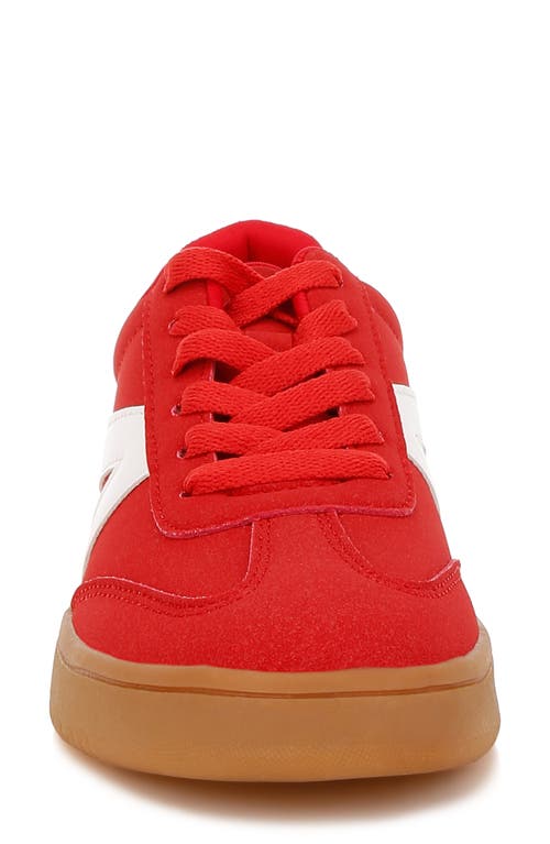London Rag Zoomer Colorblock Sneaker In Red