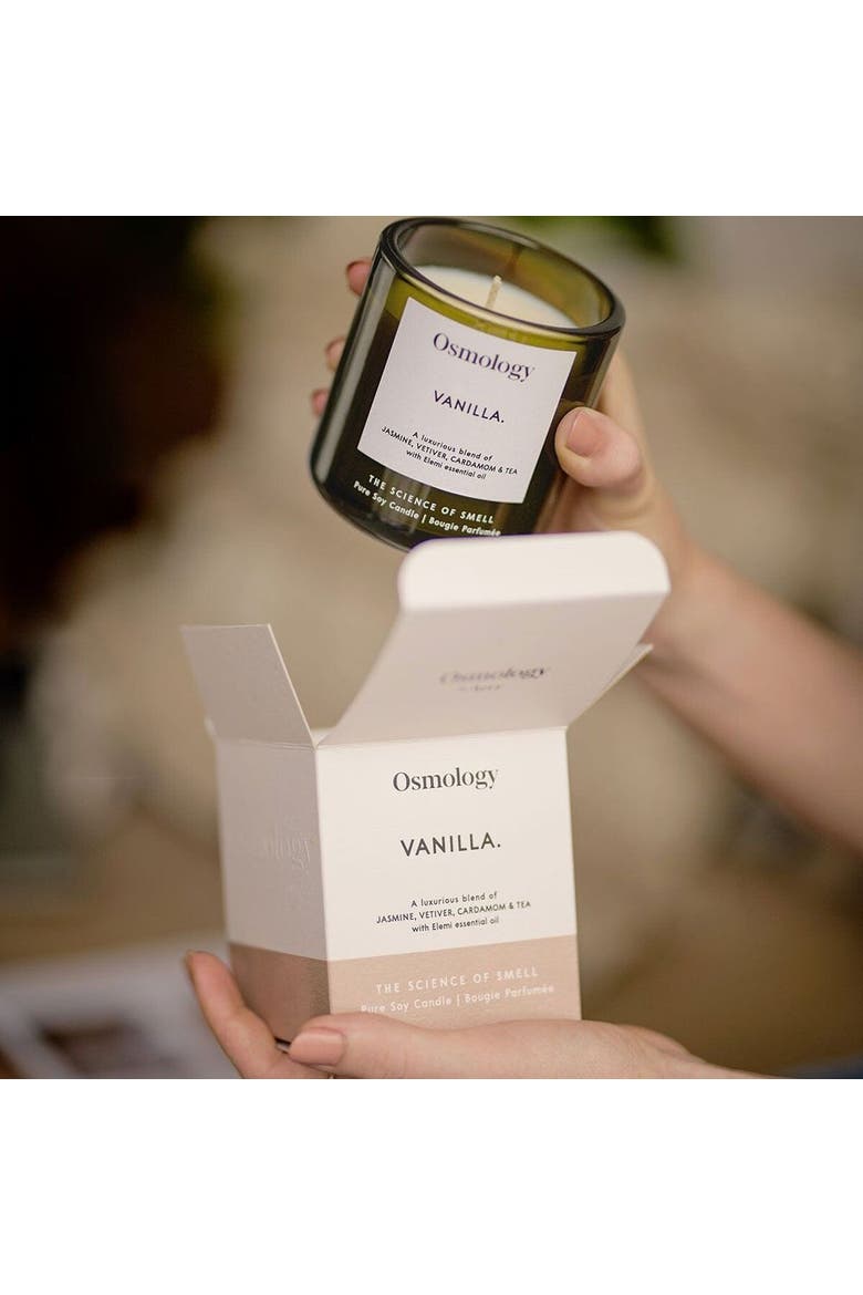 Vanilla Scented Candle, Alternate, color, green