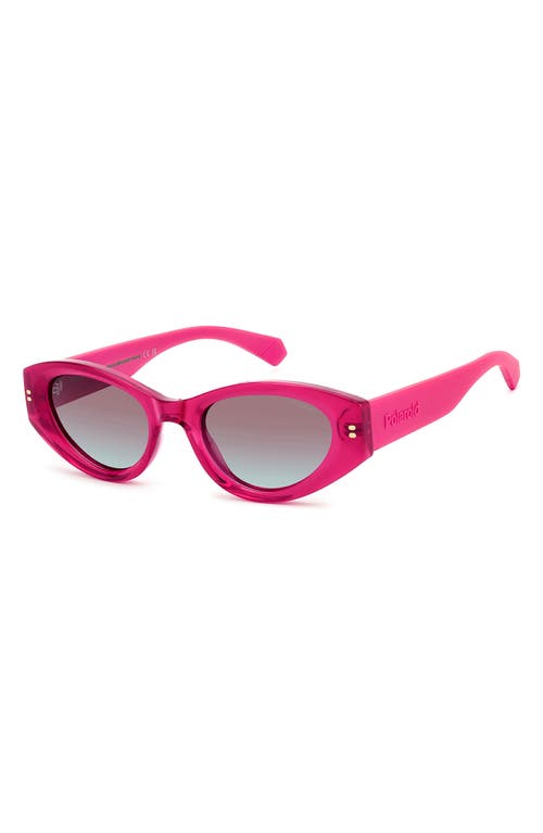 Polaroid 51mm Polarized Cat Eye Sunglasses