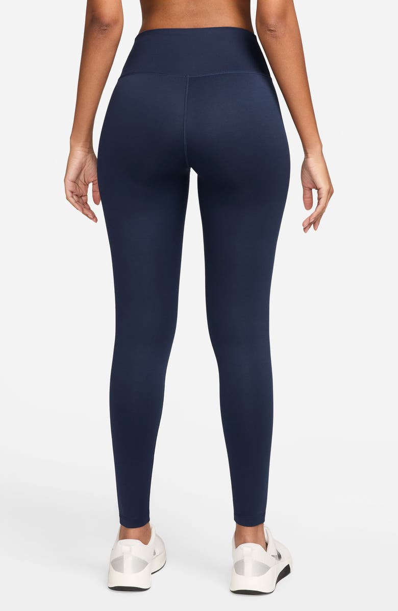 Nike Therma-FIT High Waist Leggings, Alternate, color, Midnight Navy