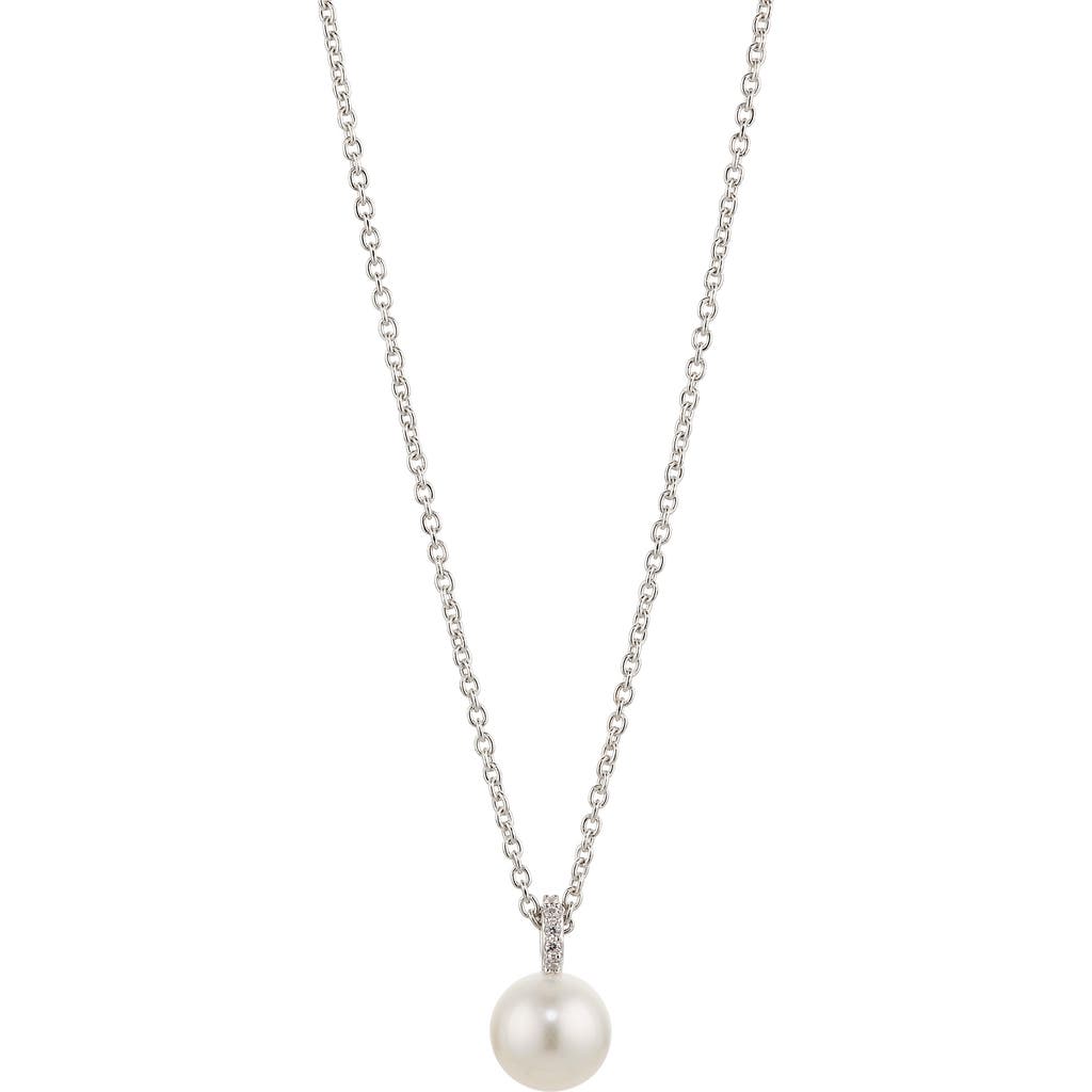 Nadri Freshwater Pearl Pendant Necklace In Metallic