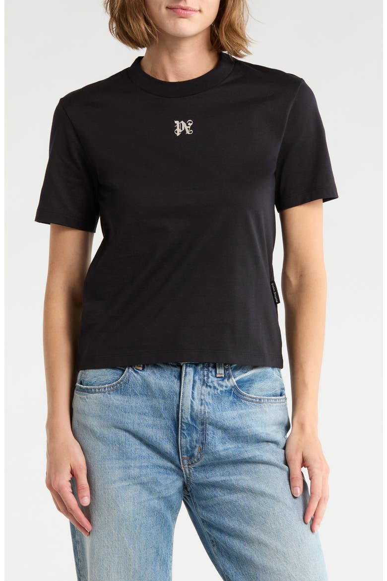 Logo Graphic T-Shirt, Main, color, BLACK