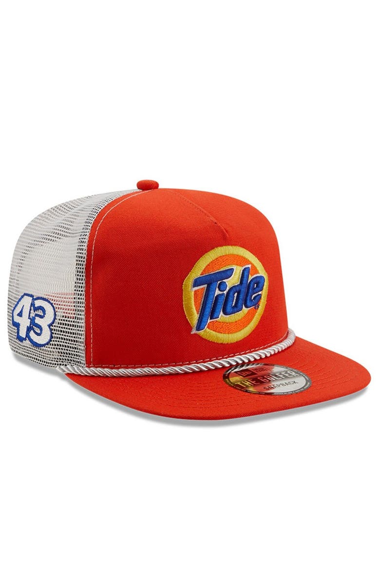 New Era Men's New Era Orange/White Erik Jones Golfer Snapback Adjustable Hat, Main, color, Orange