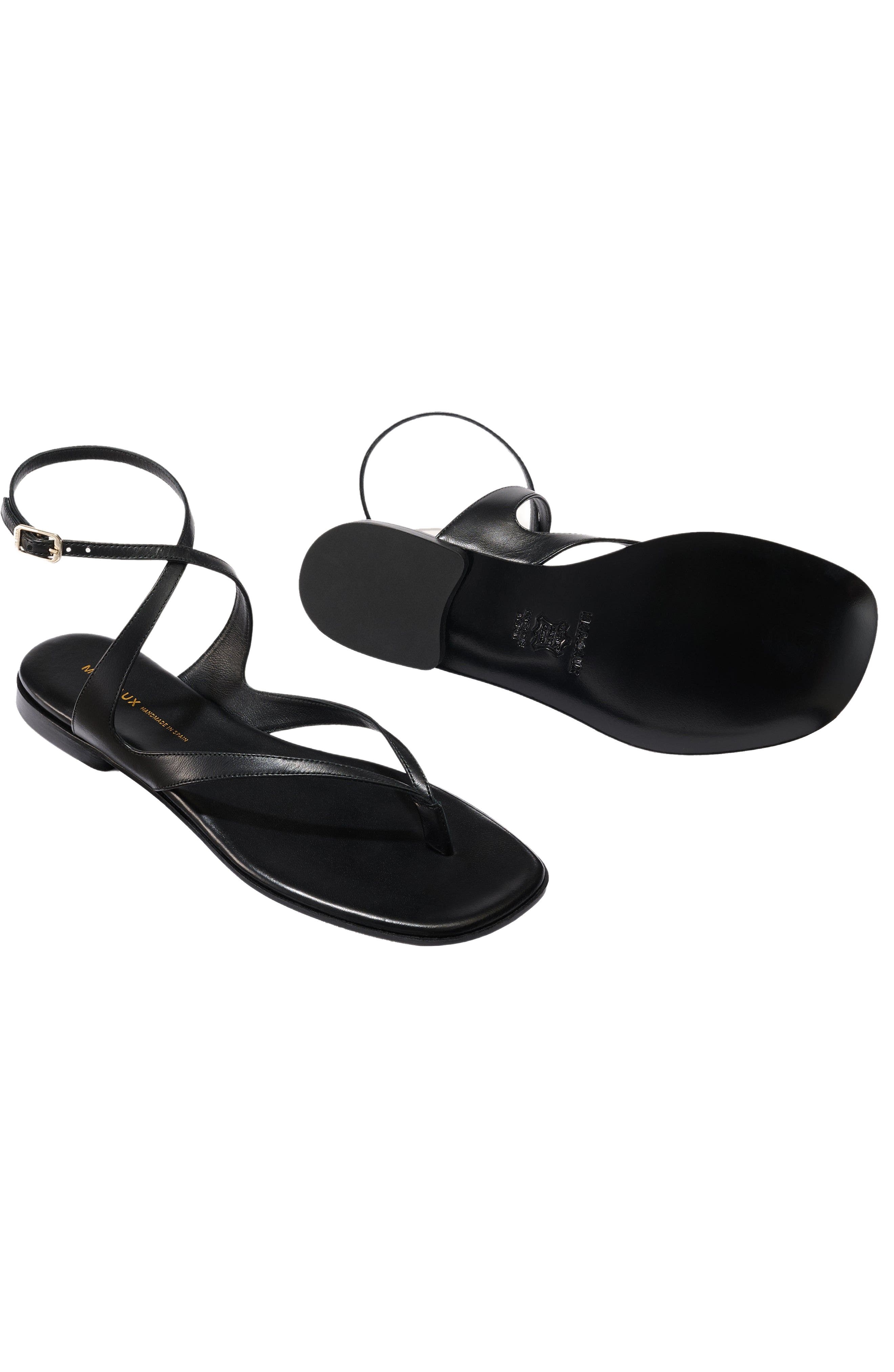 MARGAUX The Palermo Sandal, Alternate, color, Black Nappa