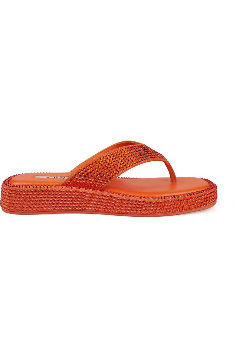 ZIGI Rosmery Platform Flip Flop, Alternate, color, Orange Suede